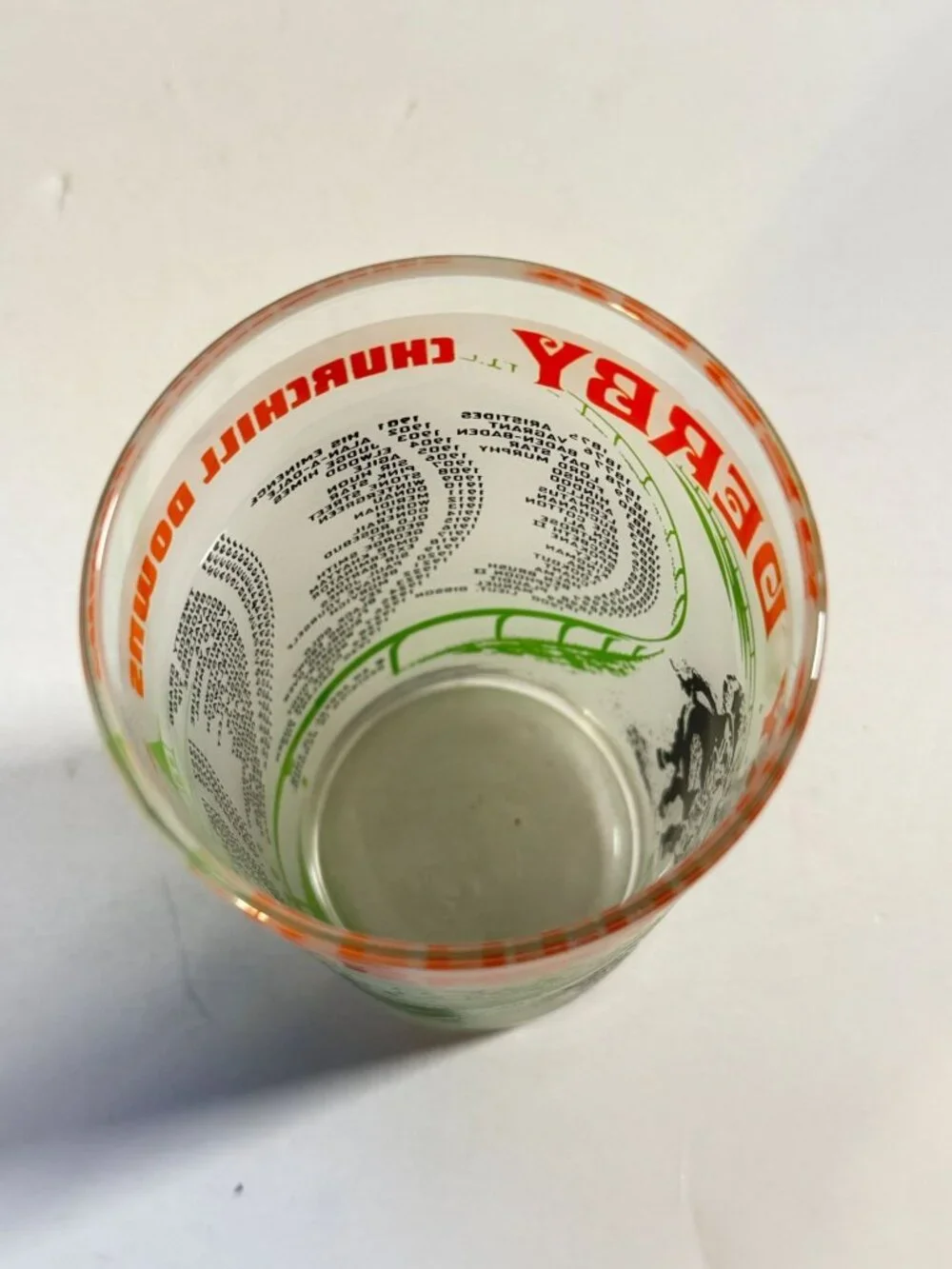 Vintage 1972 Kentucky Derby Mint Julep Glass Churchill Downs Barware